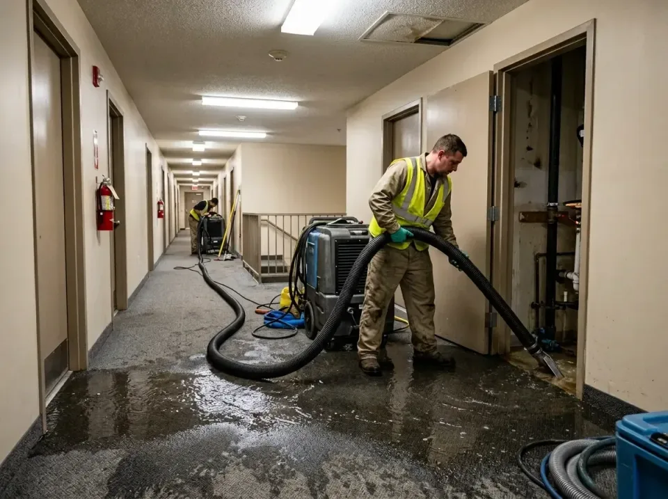 multi-unit-apartment-hallway-f-005 — frequently asked questions, Emergency Burst Pipe Water Extraction & Removal in Beckett,…